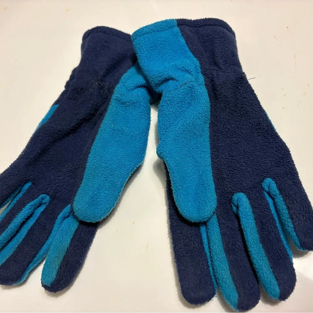 Target Kids Fleece Glove - Navy and Teal
